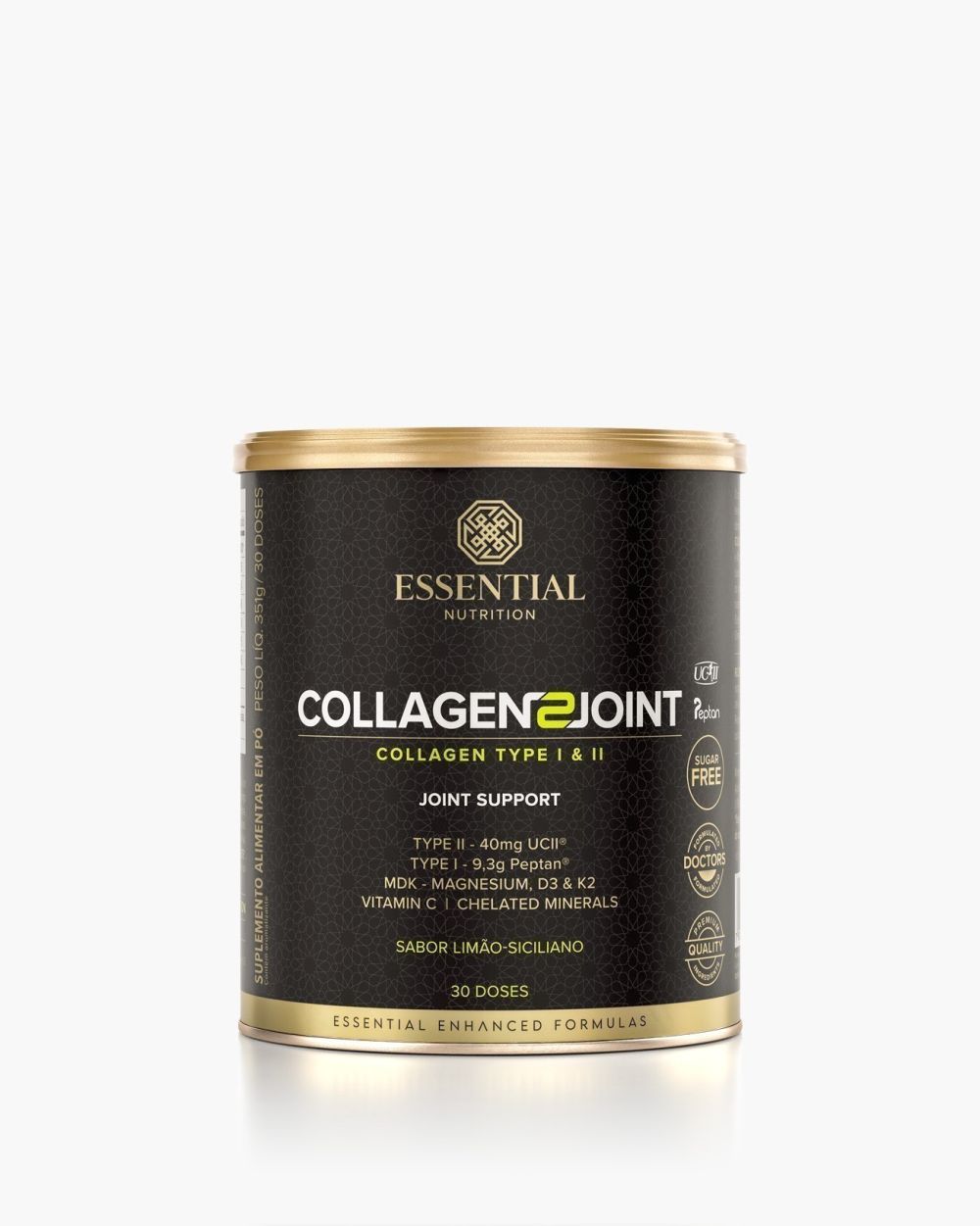 Collagen 2 Joint Limão-siciliano Lata | Essential Nutrition 351g