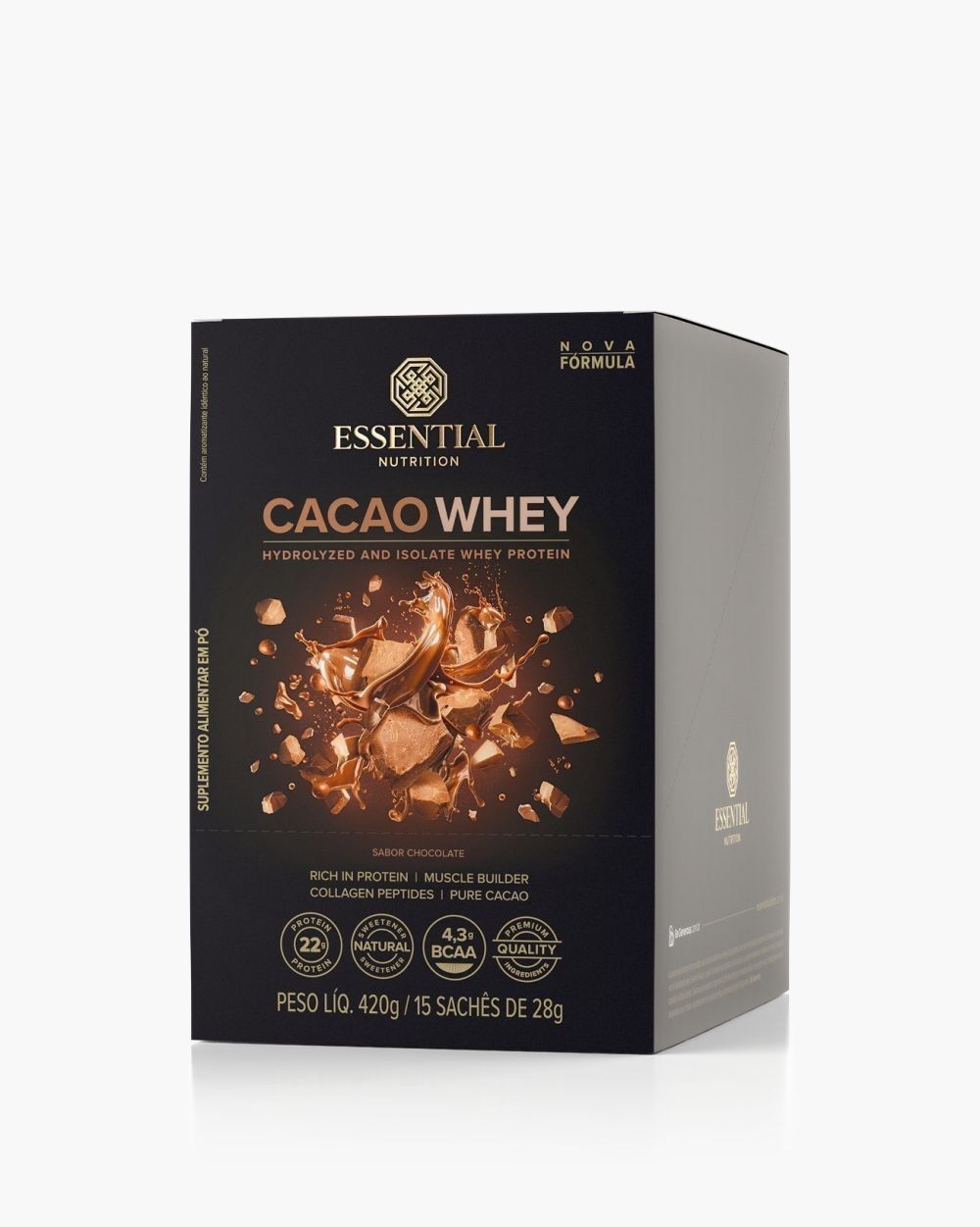 Cacao Whey Box | Essential Nutrition 420g