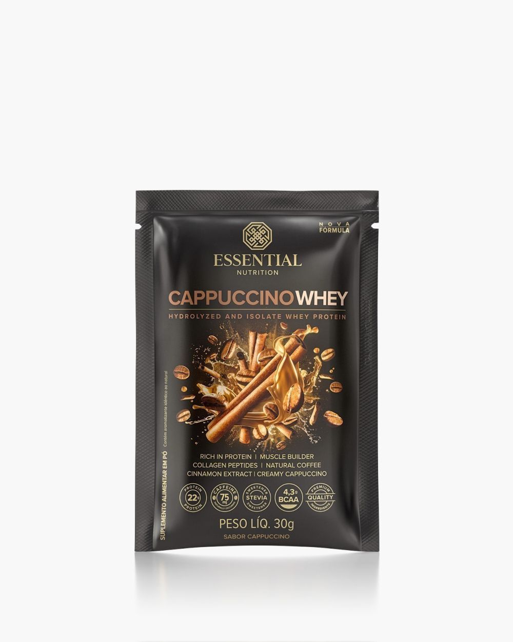 Cappuccino Whey Box | Essential Nutrition 420g