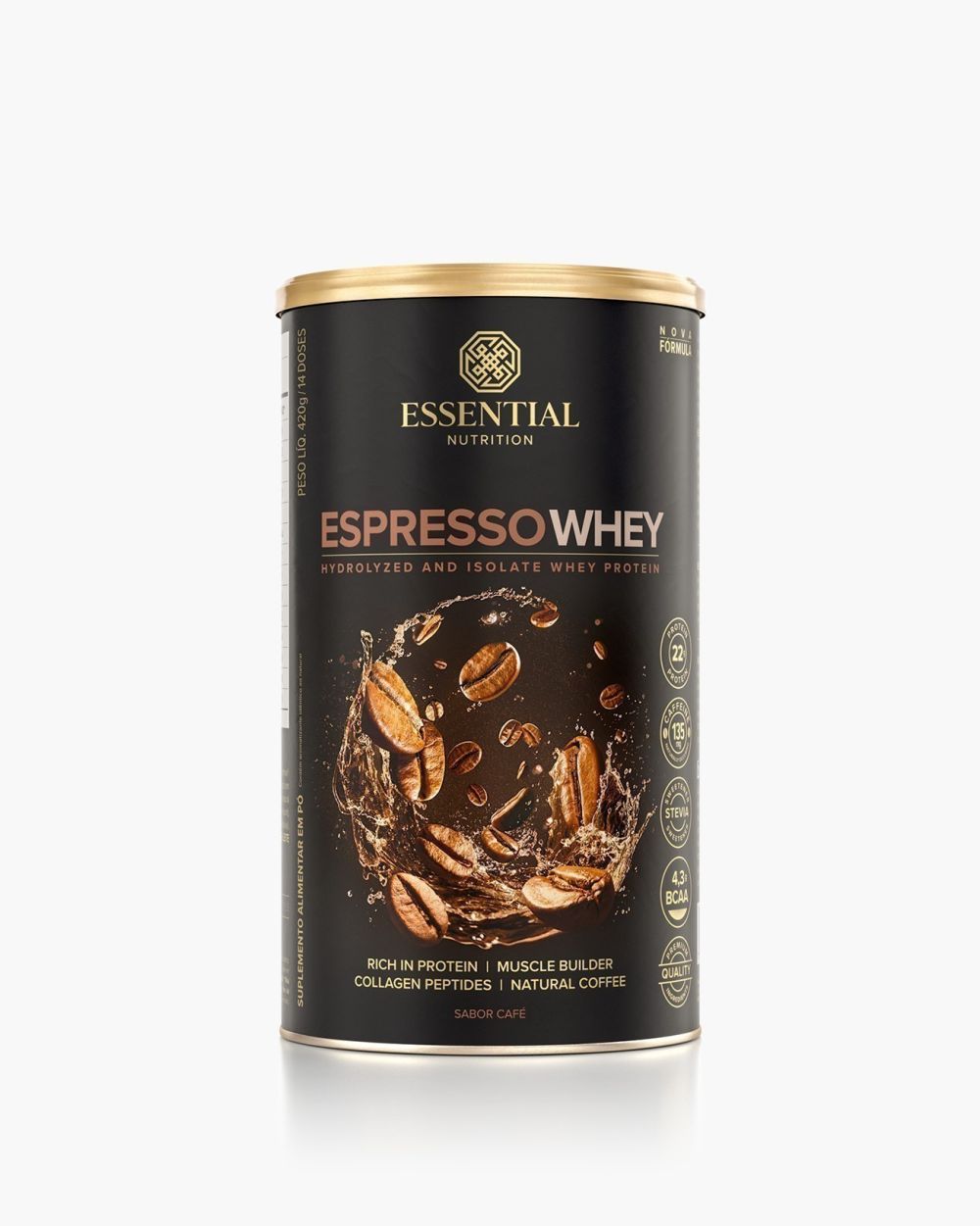 Espresso Whey Lata | Essential Nutrition 420g