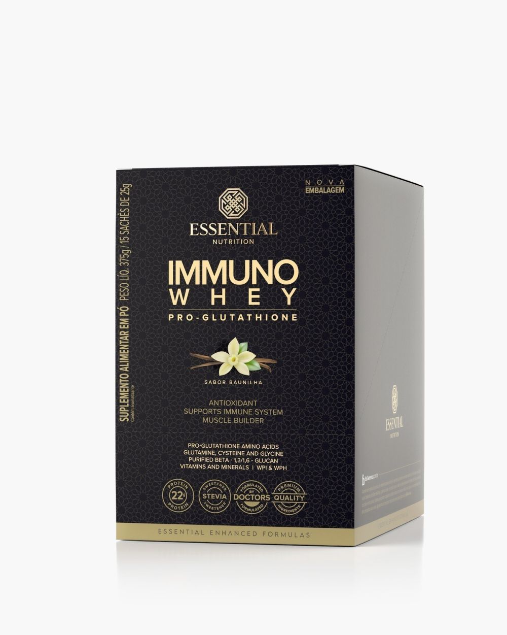 Immuno Whey Baunilha Box | Essential Nutrition 375g
