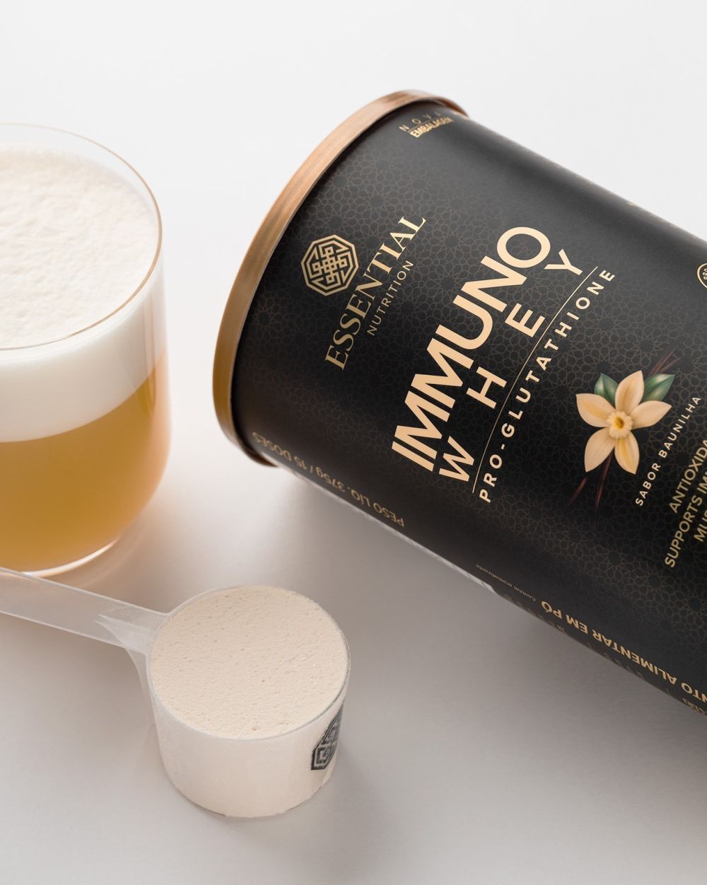 Immuno Whey Baunilha Lata| Essential Nutrition 375g