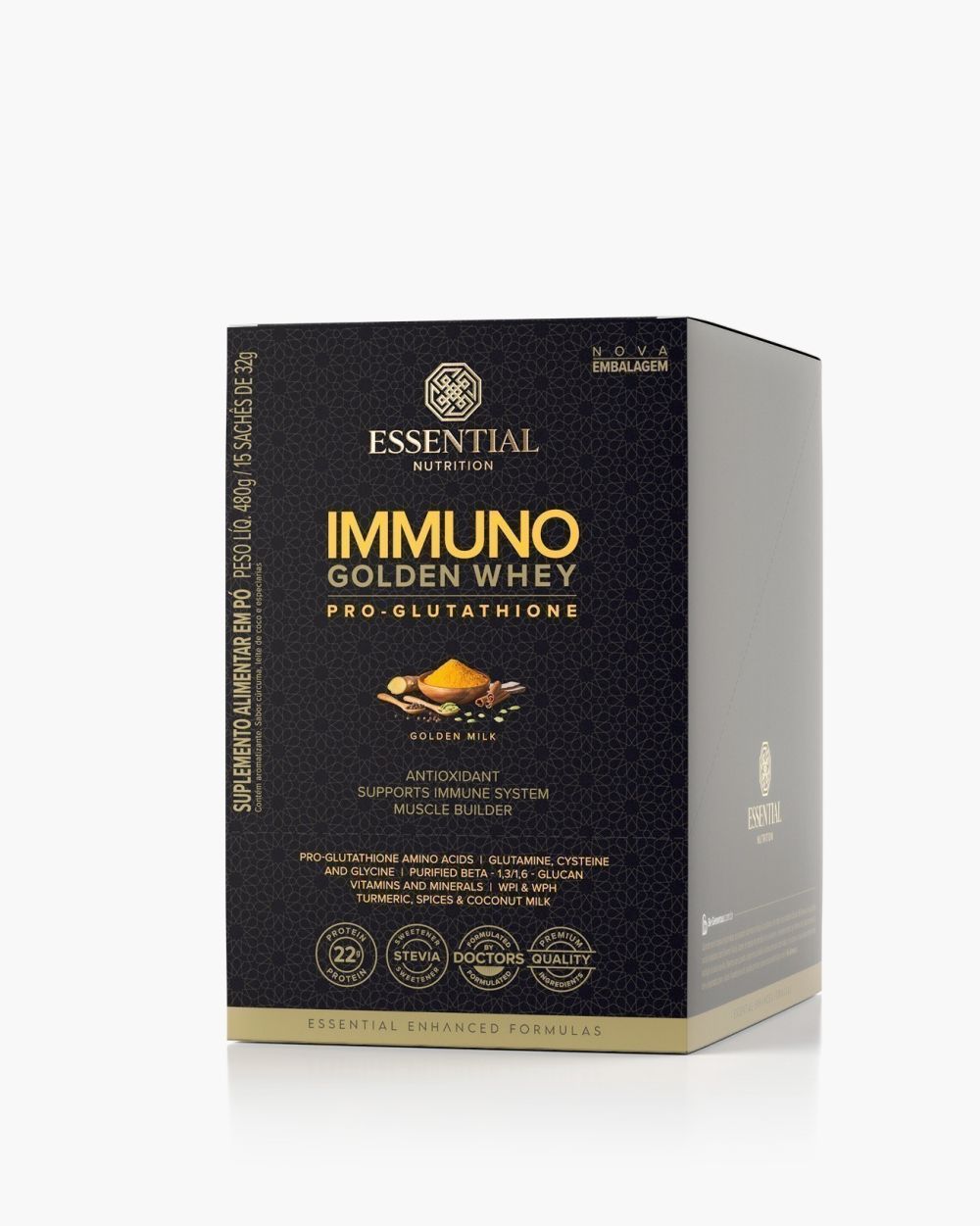 Immuno Golden Whey Box | Essential Nutrition 480g