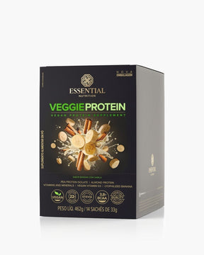 Veggie Protein Banana com Canela Whey Box | Essential Nutrition 462g