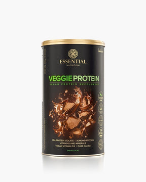 Veggie Protein Cacao Whey Lata | Essential Nutrition 455g