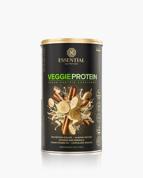 Veggie Protein Banana com Canela Whey Lata | Essential Nutrition 462g