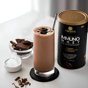 Immuno Whey Chocolate Lata | Essential Nutrition 465g