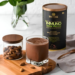 Immuno Whey Veggie Protein Chocolate Lata | Essential Nutrition 512,4g