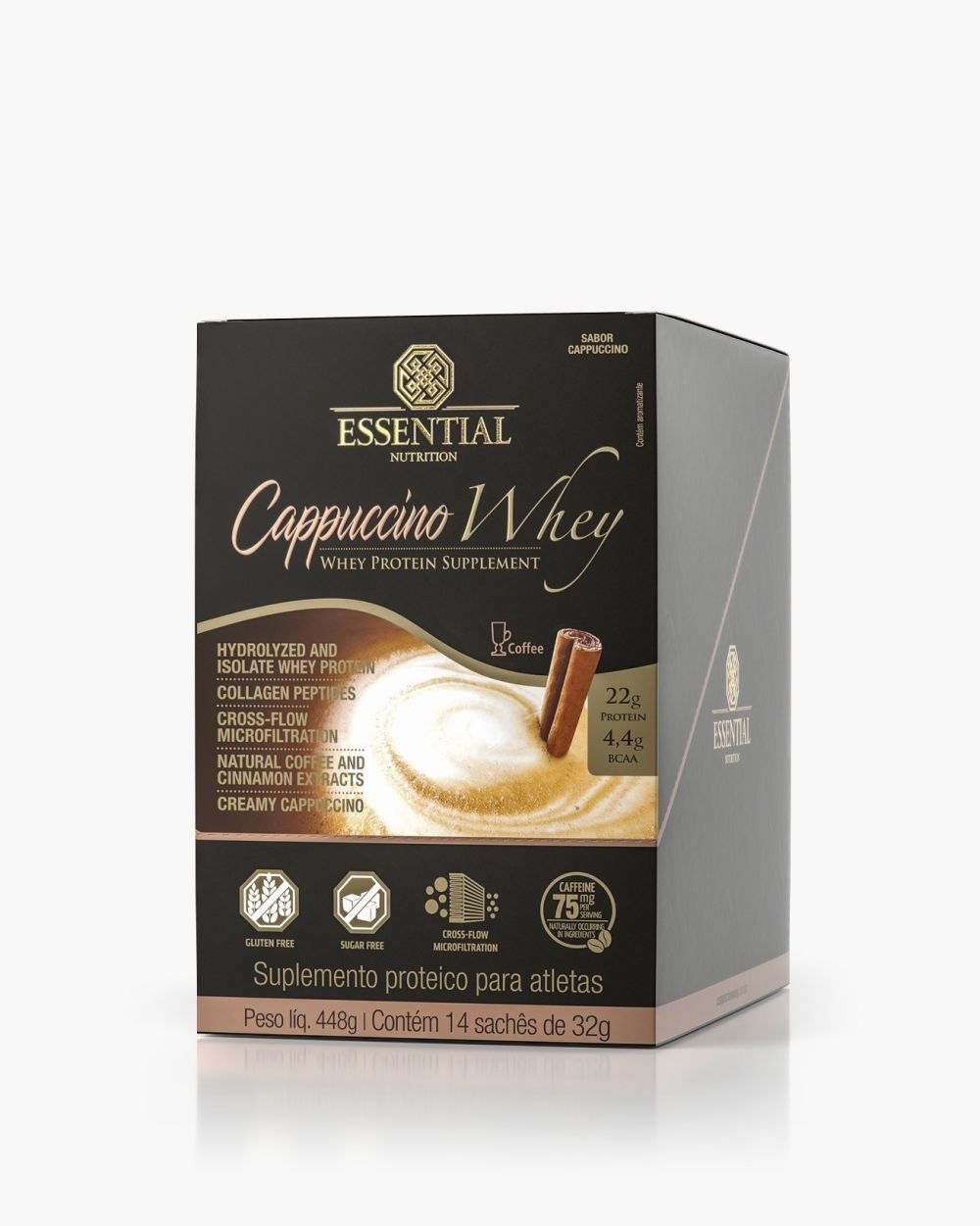 Cappuccino Whey Box | Essential Nutrition 420g