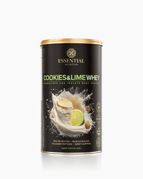 Cookies & Lime Whey Lata | Essential Nutrition 405g