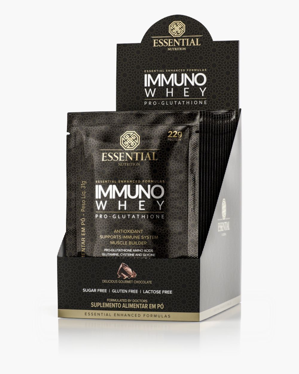Immuno Whey Chocolate Box | Essential Nutrition 465g